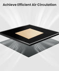 Steel Honeycomb Laser Bed 300x300mm 12x12in With Magnet Hold-Down For Laser Engraver And Cutter Built To Last 325x325x12mm Frame