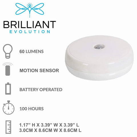 Six Pack Wireless LED Motion Sensor Lights Battery Powered Portable Under Cabinet Lighting For Home Use Indoor Hallway Stair Night Light No Mess Cordless Mount Anywhere Convenience