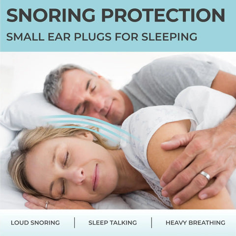 Small Ear Canal Sleep Ear Plugs, 40 Pack Noise Cancelling Ear Plugs, 32 dB Sound Blocking For Snoring, Quiet Rest For Women And Men