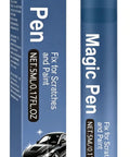 Scratch Repair Pen For Cars And More, 5ml waterproof blue pen with car graphic on label for paint and scratch fix