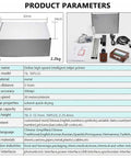 Industrial Inkjet Printer With 25.4mm Nozzle And Touch Screen For Date Codeing Barcode Text Image Printing Adjustable Angles Online Coding Machine For Production Line Label Application, metal body, dimensions 32x24x12cm, 2.2kg.
