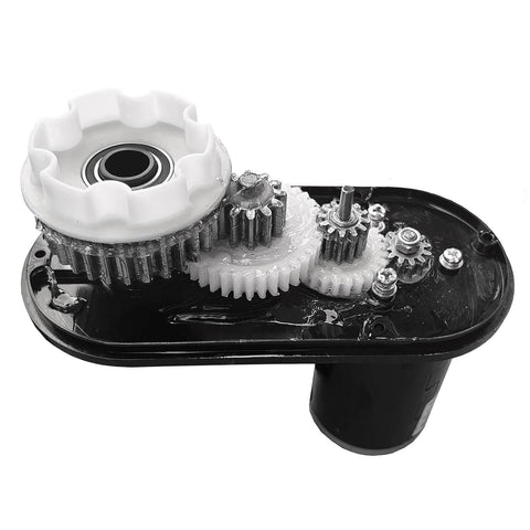 24V 3250RPM High Power Motor Gearbox Upgrade For Ride On Cars And Go Karts, showing interior metal gears