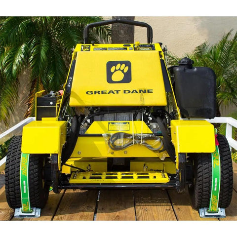 Fastrap Tie Down Kit For Trailers Secure ATVs ZTRs And 4 Wheelers With Easy One Strap Per Tire Fits 8 To 27 Inch Wheels