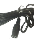 Electric Scooter Battery Charger For E100 E125 E150 Models 24V Lead Acid Battery With 3 Prong Inline Connector cable close-up