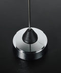 Close-up of Beefed-Up Quarter Wave NMO UHF Ham Radio Antenna base with stainless steel whip, for 400-470MHz mobile radios.