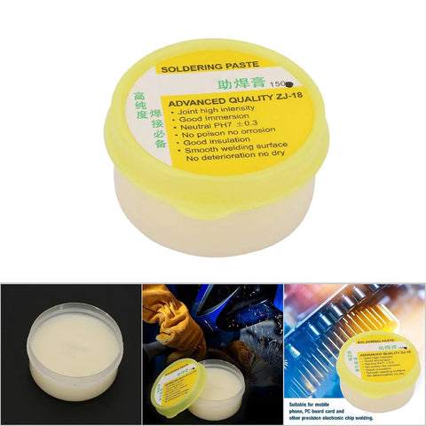 High Performance No Clean Solder Flux Paste For PCB And BGA Repair, Quick Wetting, Bright Joints, Minimal Smoke, Odorless Formula