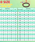 Heavy Duty High Temp Viton O Ring Kit Pro Grade 396Pcs Metric Seals Set In 30 Sizes Brown FKM 75A O Rings size chart