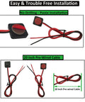 Momentary Push Button Switch 12V 24V Prewired Surface Mount With 20 Inch Lead Easy Install Cover Included Hold On When Pressed