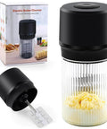 Electric Butter Churn One Touch Butter Maker In Five To Ten Minutes With A 34 Ounce Glass Jar High Speed Brushless Motor