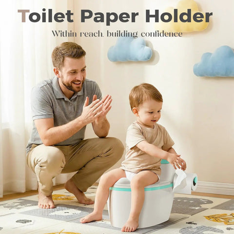 Smooth Operator 3 In 1 Toddler Potty Training Toilet With Detachable Seat And Handy Step Stool In Rich Brown Turns Potty Mastery Into A Breeze For Parents And Little Ones Alike