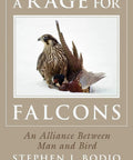 A book cover with a falcon standing over its prey, highlighting the hunter-prey relationship.