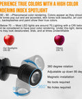 Versatile LED Indoor Spotlight Kit For Display Shelves Artwork Plants Jewelry And Cabinets CRI 85 versus CRI 70 comparison