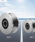 heavy duty stainless steel gate rollers for smooth sliding