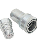 Bulletproof Hydraulic Quick Coupler 1 Inch Npt With Iso5675 Plug And Play Feature for tractors and excavators.