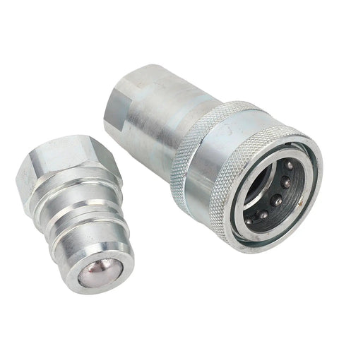 Bulletproof Hydraulic Quick Coupler 1 Inch Npt With Iso5675 Plug And Play Feature for tractors and excavators.