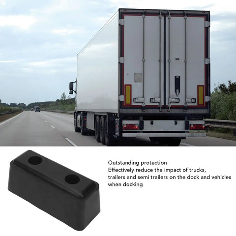 Badass Heavy Hitter Rectangle Dock Bumpers Reinforced Rubber Pad For Truck Trailer Ramp Marine Boat Stopper Weather Resistant Impact Shock Absorber Guard
