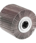 Close-up of Two Pack 120mm Flap Wheel Abrasive Cloth For Polishing Stainless Steel And Aluminum, Grits 60 80 120 180 240 320