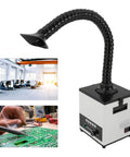 Heavy Duty Pro Grade Solder Smoke Fume Extractor With 100W Power Three Stage Filtration HEPA And Activated Carbon Filter.