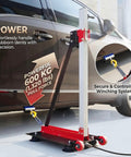Pneumatic Car Dent Repair Puller Tool Kit With Five Strong Suction Cups for auto body repair attached to car panel.
