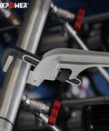 Heavy Duty 18 Inch Offset Pipe Wrench With 45 Degree Angled End For Tight Plumber Jobs Aluminum Lightweight Construction Clamping Up To 60mm Ideal For Close To Wall Piping And Parallel Work gripping metal pipe