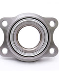 Front view of Premium Wheel Bearing And Hub Assembly For Front Axle Of Audi A4 Quattro And A6 Quattro Plus Rear Hub For S4 S6 S8 Quattro Models From 2000 To 2009 Replacement Part That Fits Like A Glove