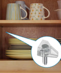 Heavy Duty Clear Shelf Pin Pegs 3mm With Solid Zinc Steel Core 30 Pack Adjustable Cabinet Support Brackets in cabinet