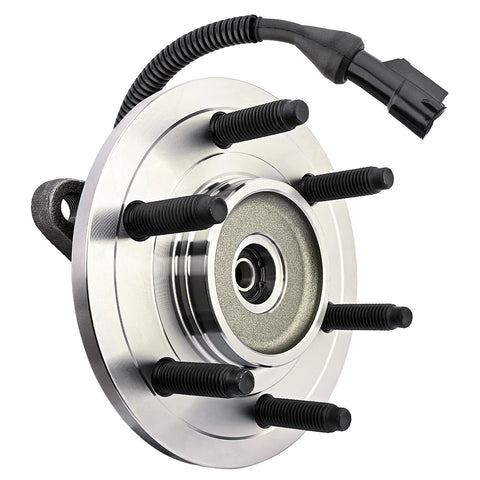Drop In Front Wheel Bearing Hub Assembly For Ford F150 Lincoln Mark Lt Expedition Navigator 2003 To 2008 4WD Six Lug With ABS
