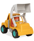 Colorful Kids Construction Bulldozer Toy With Movable Loader And Friendly Driver Durable Yellow Front End Loader Truck For Toddlers