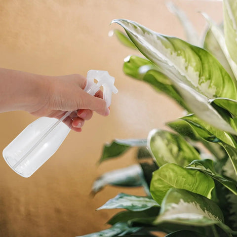 All In One Bonsai And Succulent Care Kit With Ergonomic Shovel And Scissors, Pouring Kettle, Seedling Tools For Indoor Potted Plants, Easy Transplanting, Pruning, Watering, And Plant Maintenance, white spray bottle in hand
