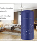 Portable Travel Clothes Dryer 900W Compact Electric Dryer For Apartments, Foldable And Lightweight, shown in a modern bedroom.