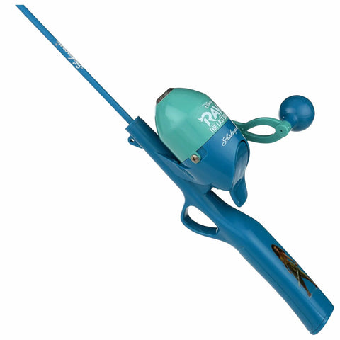Raya The Last Dragon Disney Kids Fishing Rod And Spincast Reel Kit All In One 2 Ft 6 In Rod with Line, lightweight EVA handle