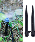 50 Pack One Quarter Inch Ground Insert Irrigation Drippers With 360 Degree Adjustable Drip Sprinklers in garden