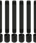 DIY Friendly 12 Pc One Half Inch MNPT Sprinkler Pipe Riser Extensions With 6 Double Female Connectors For Lawn Garden Irrigation