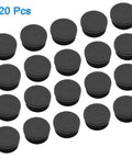 Twenty Pack Seven Eighths Inch Round Plastic Plug End Caps For Furniture Tubing Fit Inner Diameter 0.78 To 0.82 Inch Black Durable PE