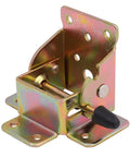 Heavy Duty Steel Folding Leg Extenders Rock Solid 500 Pound Support Brackets For Diy Tables Beds And Chairs Bronze Finish detailed bracket view