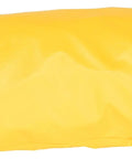 Heavy Duty Vinyl Dock Draft Blocker Slam The Cold Drafts Shut With This Bright Yellow High Visibility Seal, compact storage.