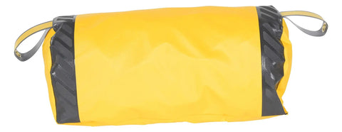 Heavy Duty Vinyl Dock Draft Blocker Slam The Cold Drafts Shut With This Bright Yellow High Visibility Seal, compact storage.