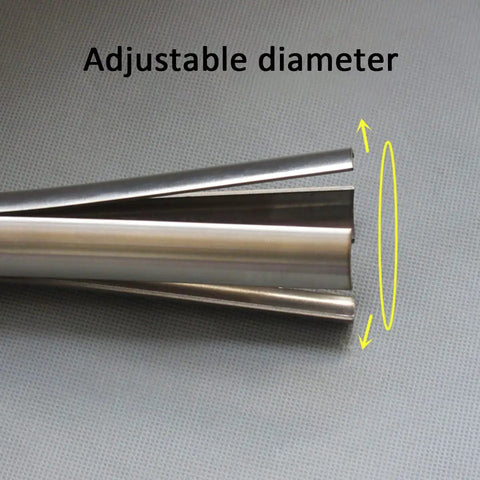 Bike Headset Cup Removal Tool for adjustable sizes with metal tip, showing adjustable diameter feature