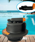 CCX1000V cartridge filter manual air-relief valve, black with orange lever for pool filter replacement