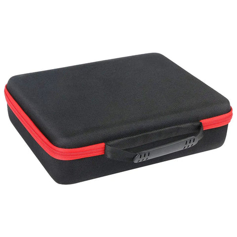 Hard Carrying Case Replacement For Milwaukee M12 Hammer Drill MLW2504-20 And 2407-20, Beefed-Up EVA Shell, Black with Red Zipper