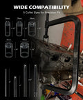 Valve Spring Compressor Kit With 10 Piece Clamp Tool Set for various collet sizes and engine application view