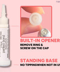 Perfect Bond Nail Glue For Natural And Artificial Nails, super strong quick dry adhesive tube with built-in opener, 2 pack