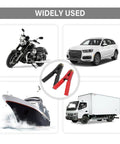 Heavy Duty 2 Pack Car Battery Charger Clamps Drop In Replacement With Smooth Grippy Handles And Secure Seals Built Tight For 12V Trucks Boats And Emergency Jumper Starts used with motorcycles, cars, boats, and trucks.