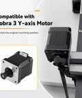 High Torque Nema 17 Y Axis Stepper Motor Sweet Drop In Swap Compatible With Kobra Series installed on 3D printer Y-axis.