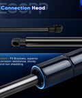 Close-up of Rear Trunk Lift Supports For BMW 3 Series Set Of 2 Direct Fit Easy Install 323i 325i showing connection head