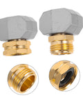 Heavy Duty Garden Hose Repair Kit Connectors For Quick Fixes And No Leak Seals, Pro Grade Aluminum Zinc Alloy Hose Connector Set