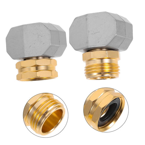 Heavy Duty Garden Hose Repair Kit Connectors For Quick Fixes And No Leak Seals, Pro Grade Aluminum Zinc Alloy Hose Connector Set