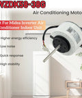 Replacement Inverter Brushless DC Motor For Midea Air Conditioners 310V 58W 1350 RPM CCW Indoor Unit Fan Motor WZDK58-38G