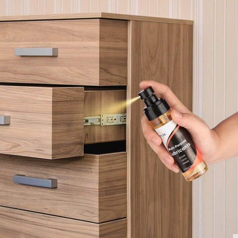 All-In-One Door And Lock Lubricant Kit With 4.4oz Bottle, 3.4oz Spray And 1oz Precision Oiler For Squeaky Hinges, Locks, Sliding Doors