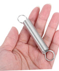 Heavy Duty Micro Tiller Extension Spring Kit With 2 Pcs Compressed Springs Robust Design Fits Multiple Brands Easy Upgrade For Farming And Gardening Tasks Made To Last, steel spring in hand